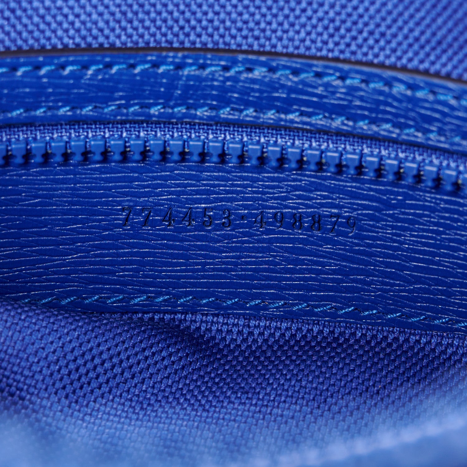 Gucci New Shanghai Calfskin Interlocking G Logo Camera Crossbody Bag Cobalt Blue Orange 8 of 12
