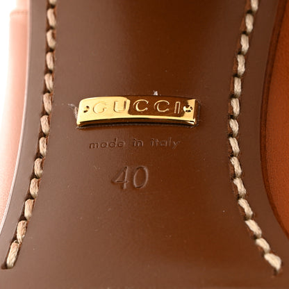 Gucci Calfskin Half Horsebit Tall Boots 40 Cognac 7 of 11