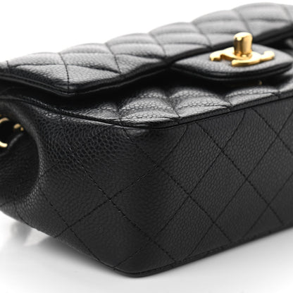 Chanel Caviar Quilted Mini Rectangular Flap Black 9 of 13
