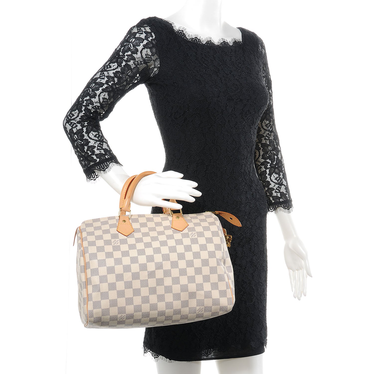 Louis Vuitton Damier Azur Speedy 30 2 of 8