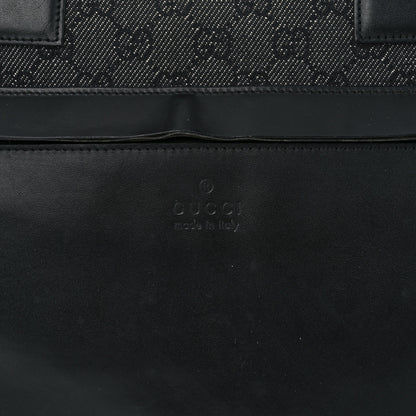 Gucci Monogram Tote Bag Black 8 of 12