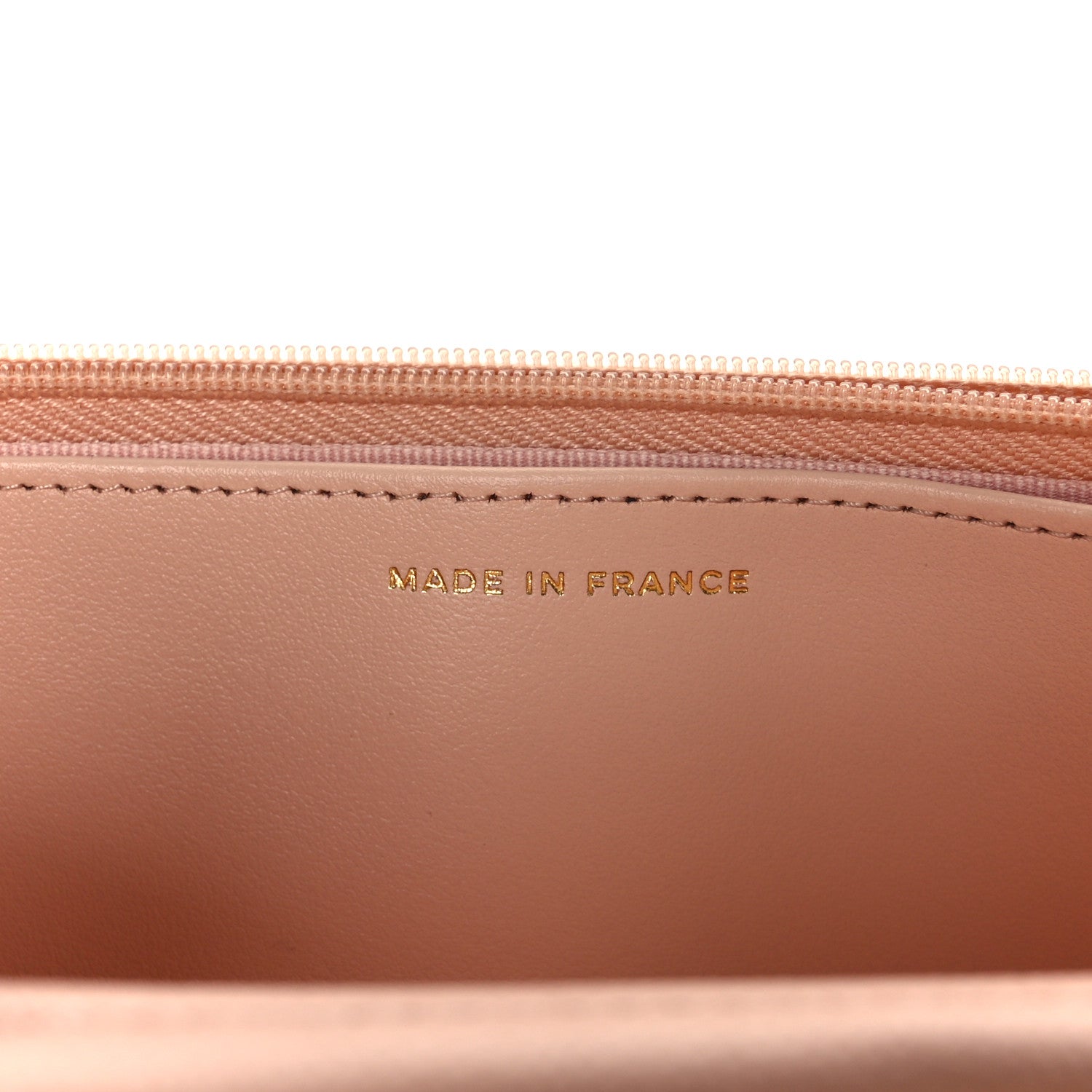 Chanel Grained Calfskin Quilted Strass CC Wallet On Chain WOC Light Pink 7 of 12