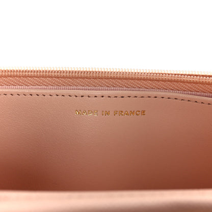 Chanel Grained Calfskin Quilted Strass CC Wallet On Chain WOC Light Pink 7 of 12
