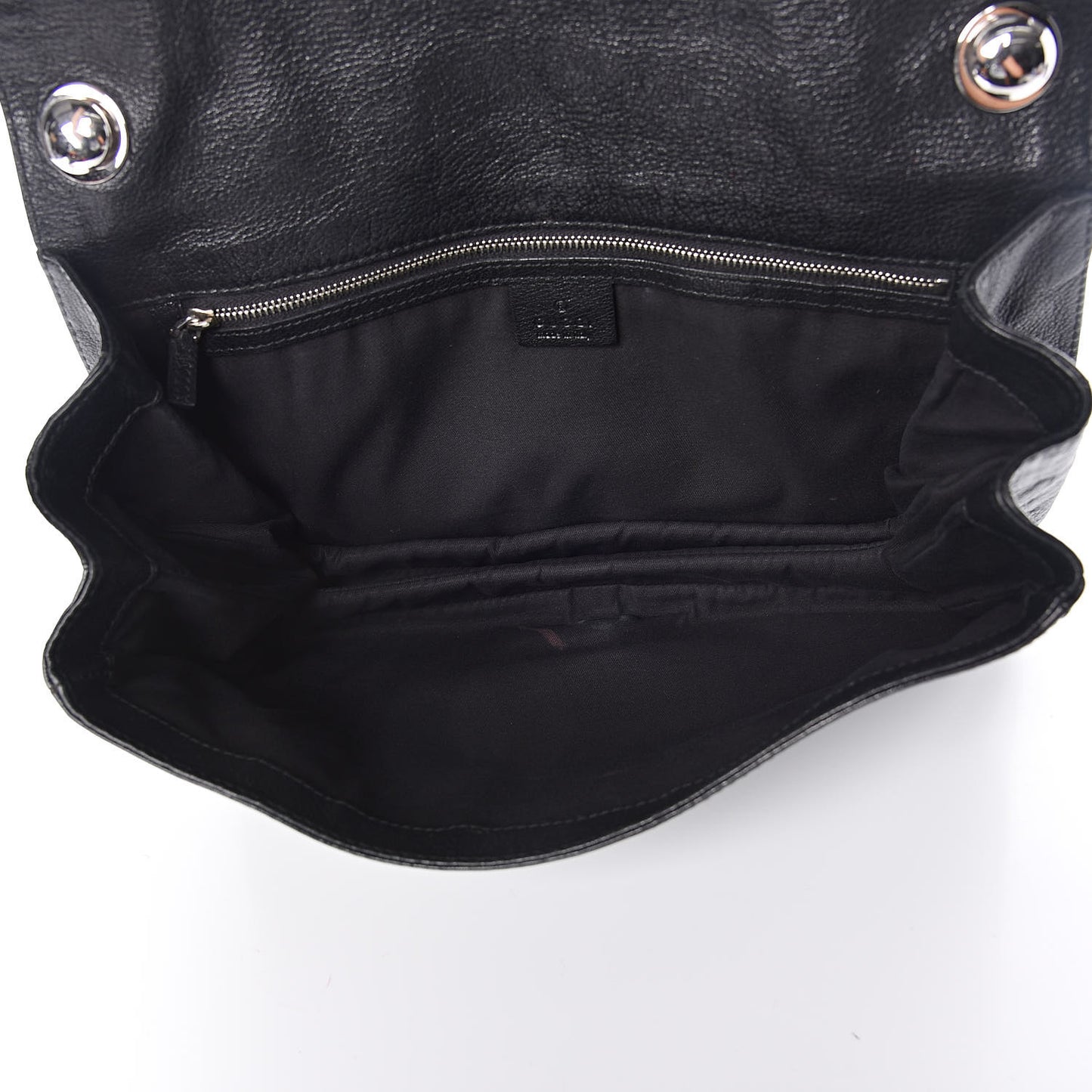 Calfskin Blondie Medium Shoulder Flap Black