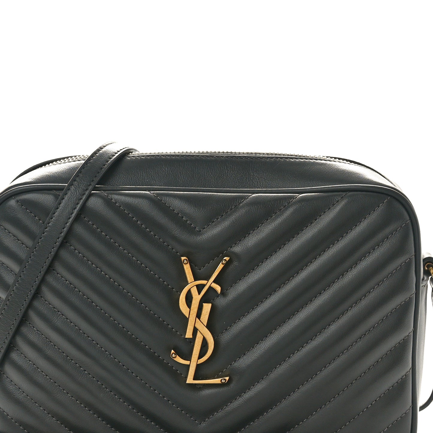 Calfskin Matelasse Monogram Lou Camera Bag Storm