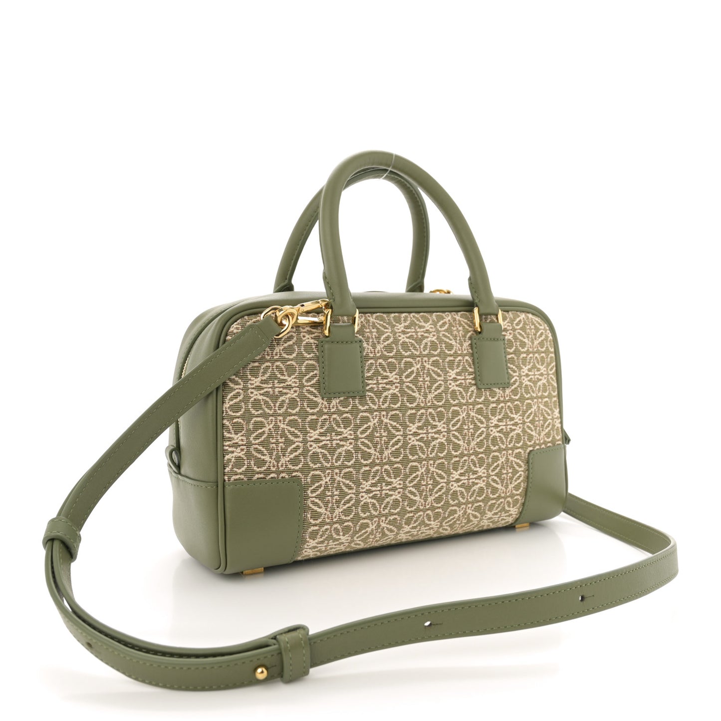 Jacquard Anagram Calfskin Amazona 23 Avocado Green