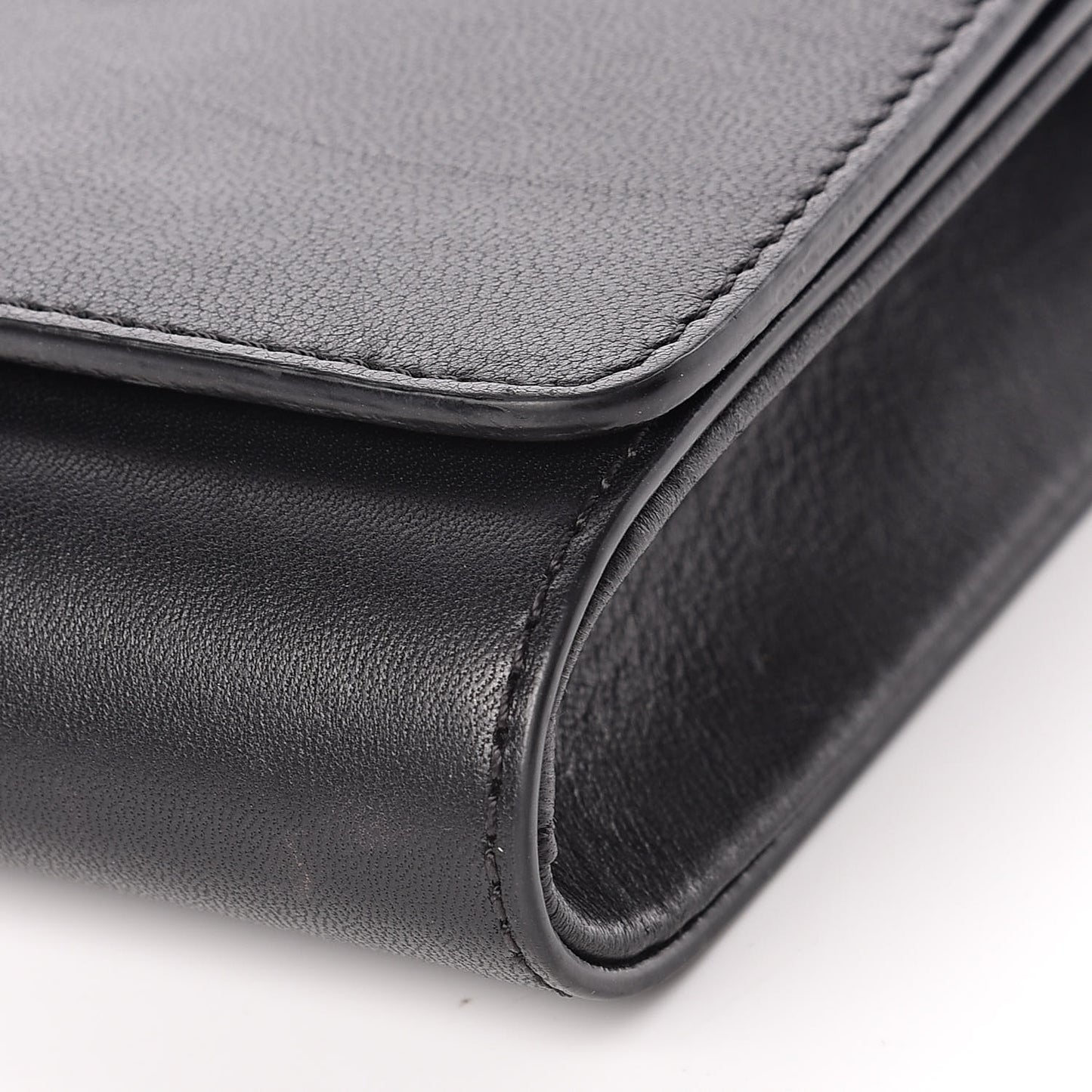 Vitello Palazzo Medusa Evening Clutch Bag Black
