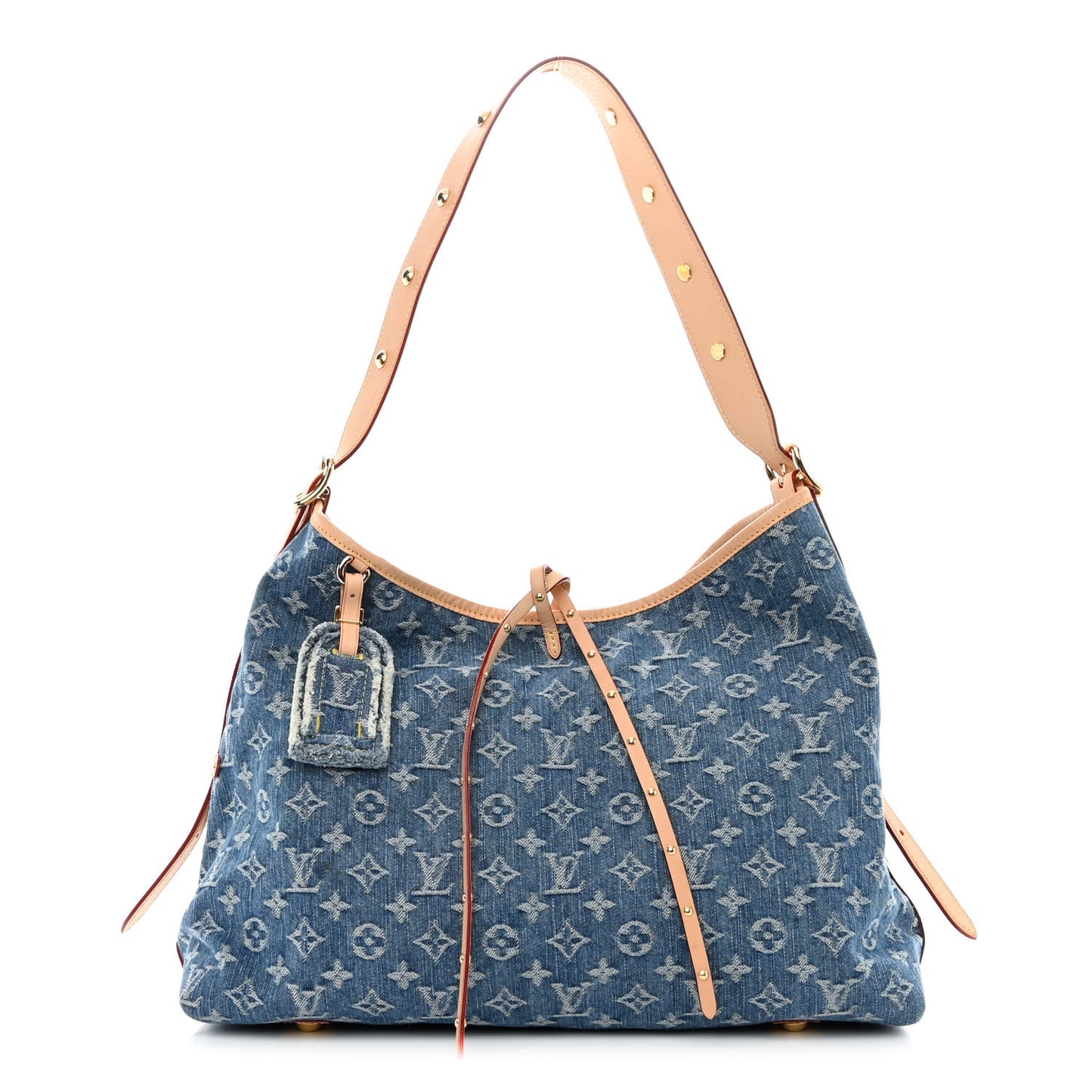 Monogram Denim CarryAll MM Blue