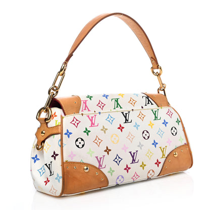 Louis Vuitton Monogram Multicolor Beverly MM White 2 of 4