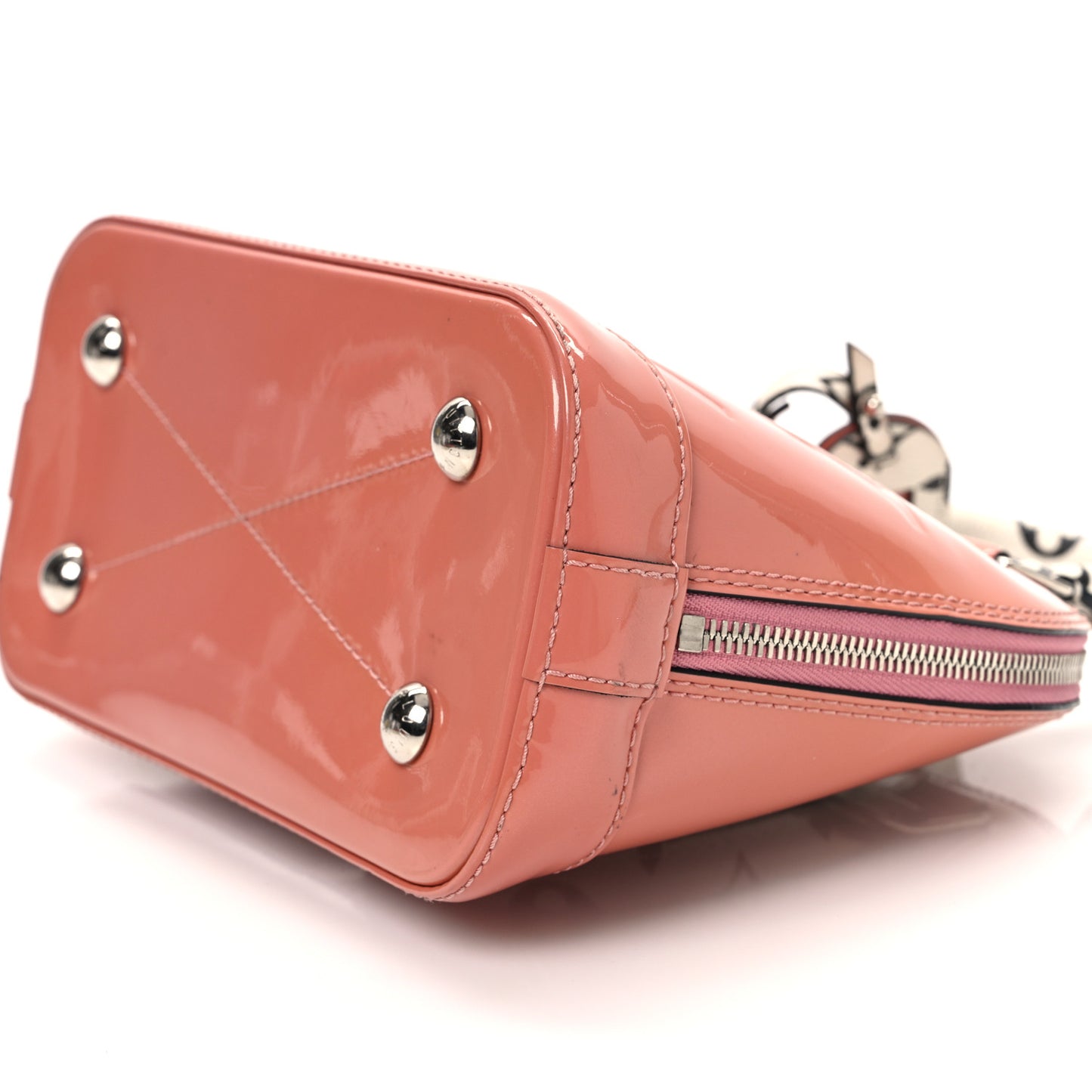 Patent Monogram Alma BB  Rose Blush