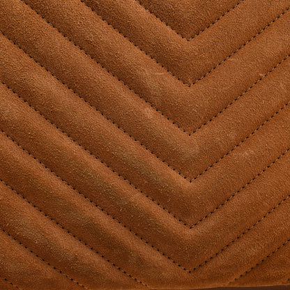 Saint Laurent Suede Matelasse Monogram Lou Camera Bag Cinnamon 11 of 11