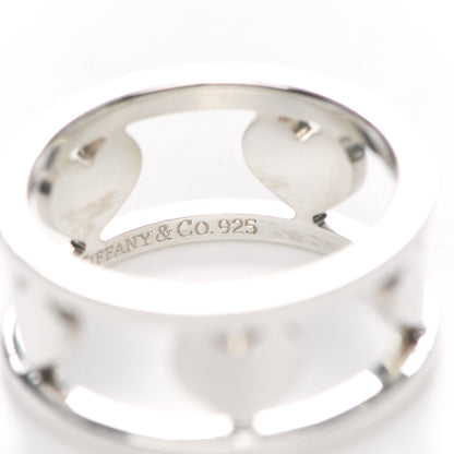Tiffany Sterling Silver Heart Stencil Band Ring 50 5.25 5 of 5