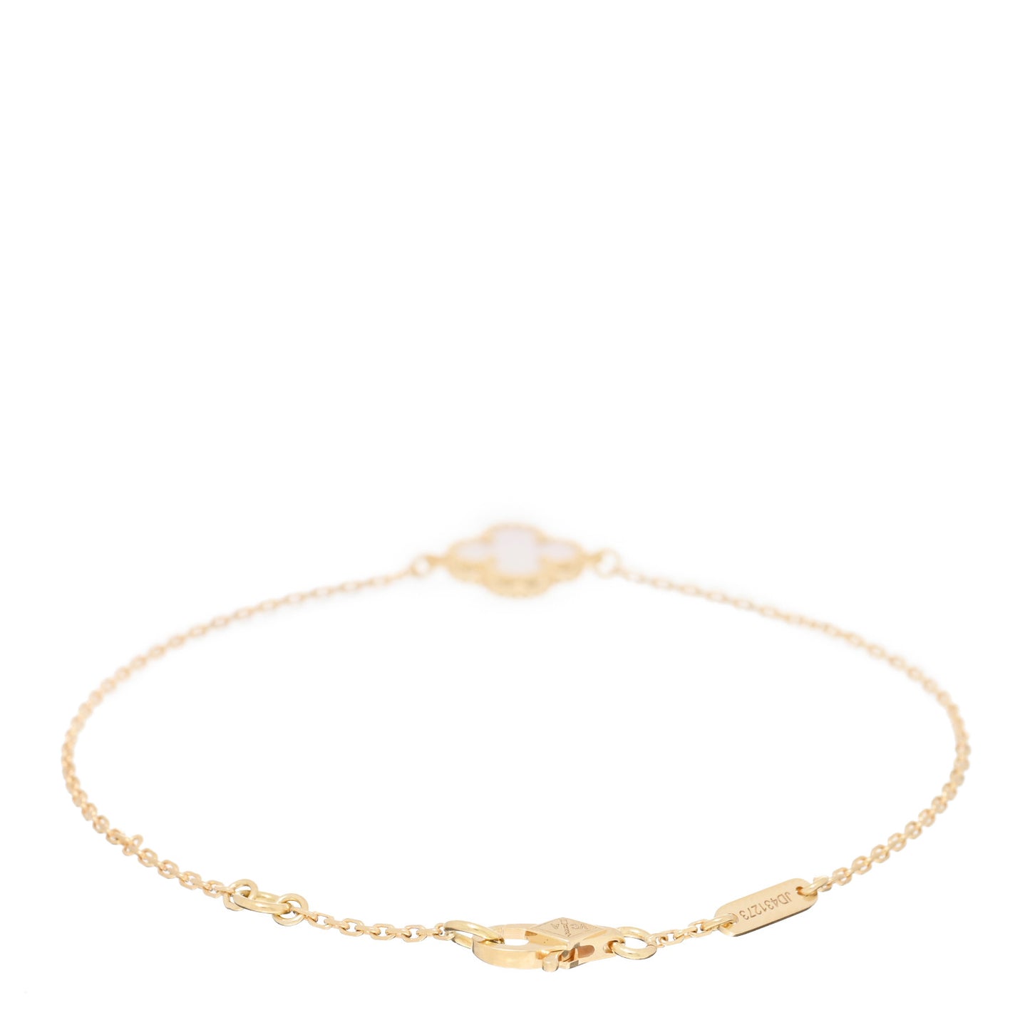 18K Yellow Gold Mother of Pearl Sweet Alhambra Bracelet