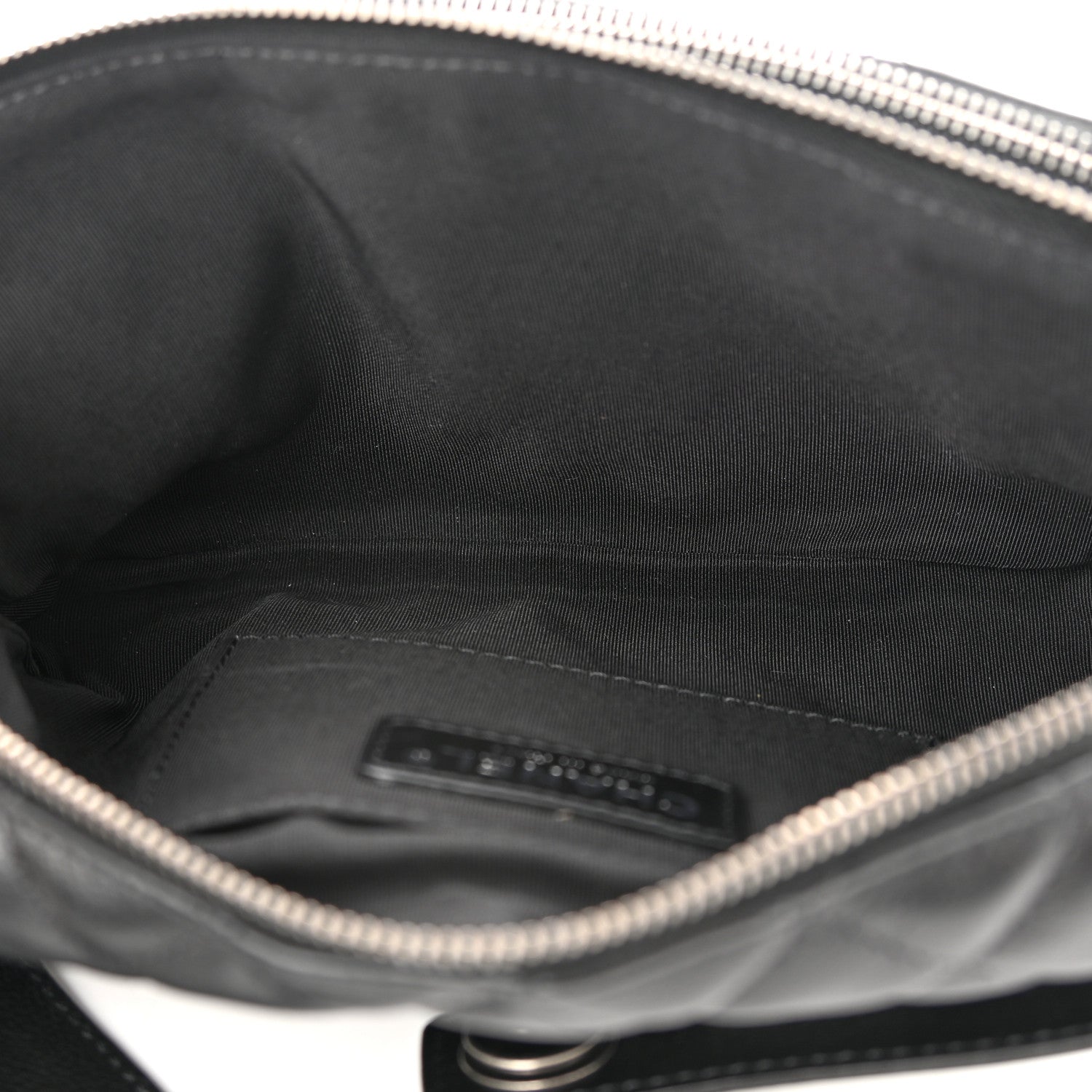 Chanel Calfskin Quilted Waist Bag Black 5 of 11