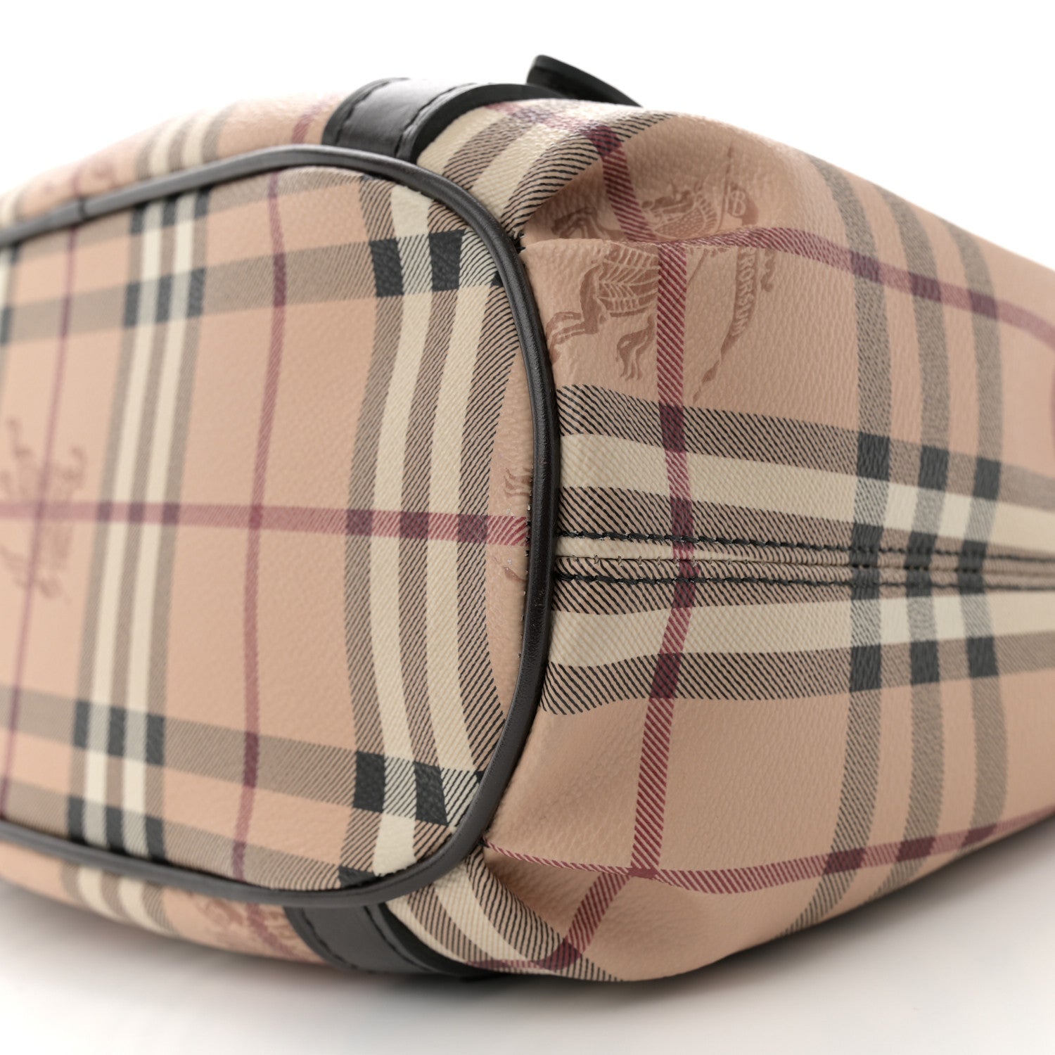 Burberry Haymarket Check Small Northfield Tote Chocolate 10 of 12