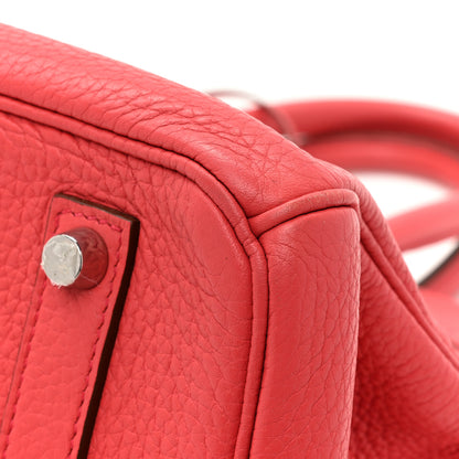 Hermes Taurillon Clemence BIRKIN 35 Bougainvillea 15 of 17