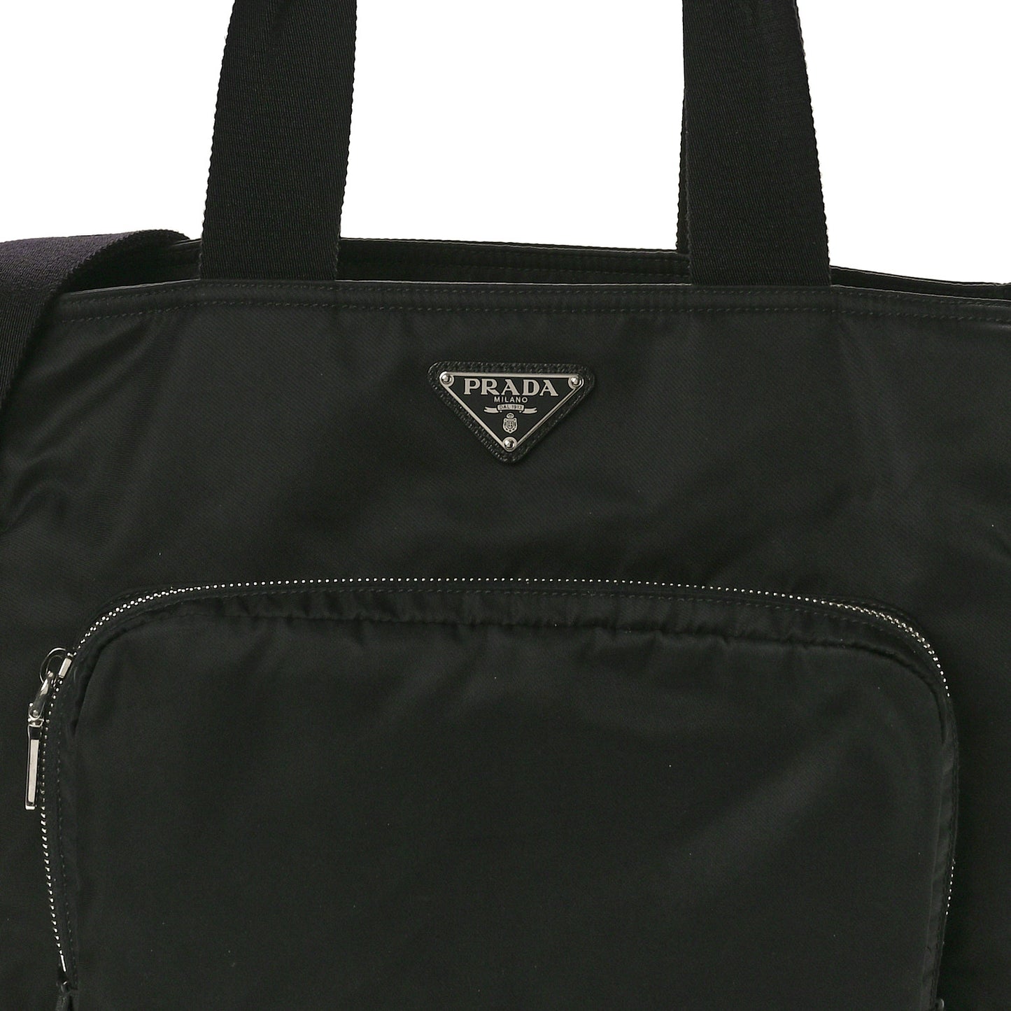 Nylon Vela Baby Bag Black