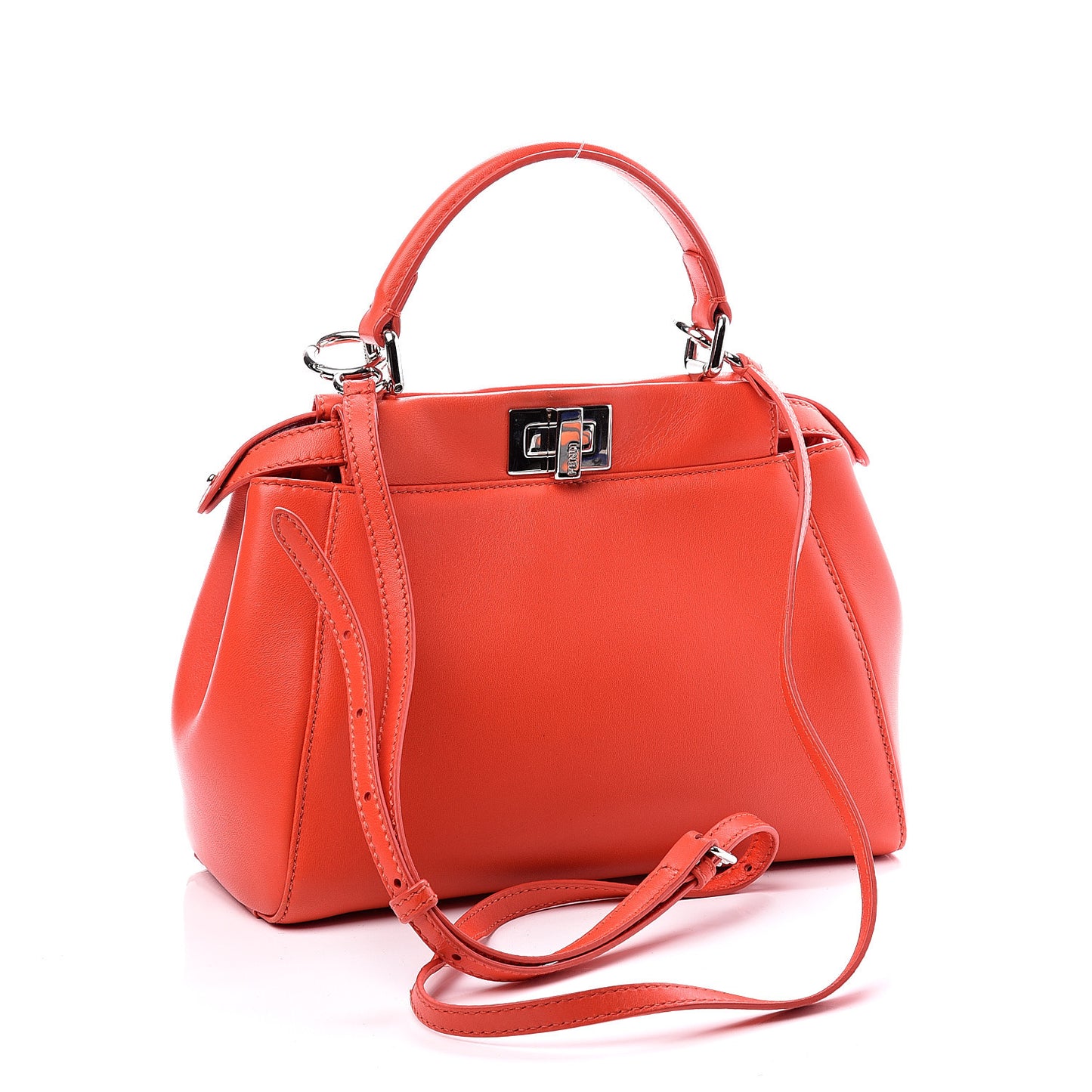 Nappa Mini Peekaboo Iconic Satchel Papavero
