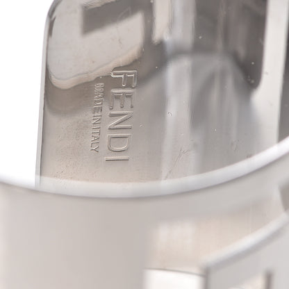 Fendi Metal FF Cuff Bracelet Silver 3 of 4