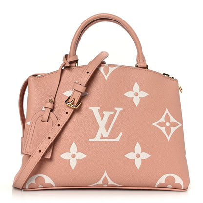 Louis Vuitton Empreinte Monogram Giant Petit Palais Rose Trianon Creme 1 of 8