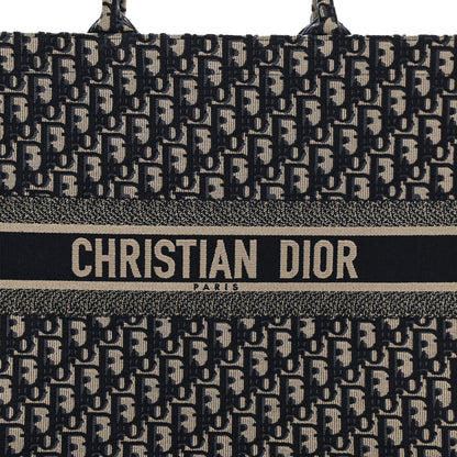 Christian Dior Oblique Book Tote Blue Multicolor 8 of 11