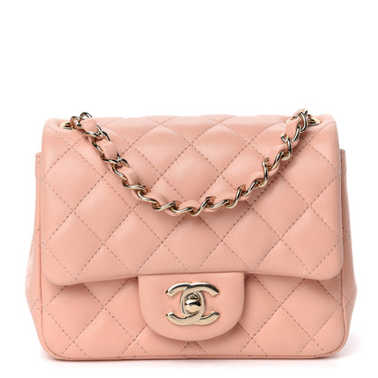 Chanel Lambskin Quilted Mini Square Flap 1 of 12