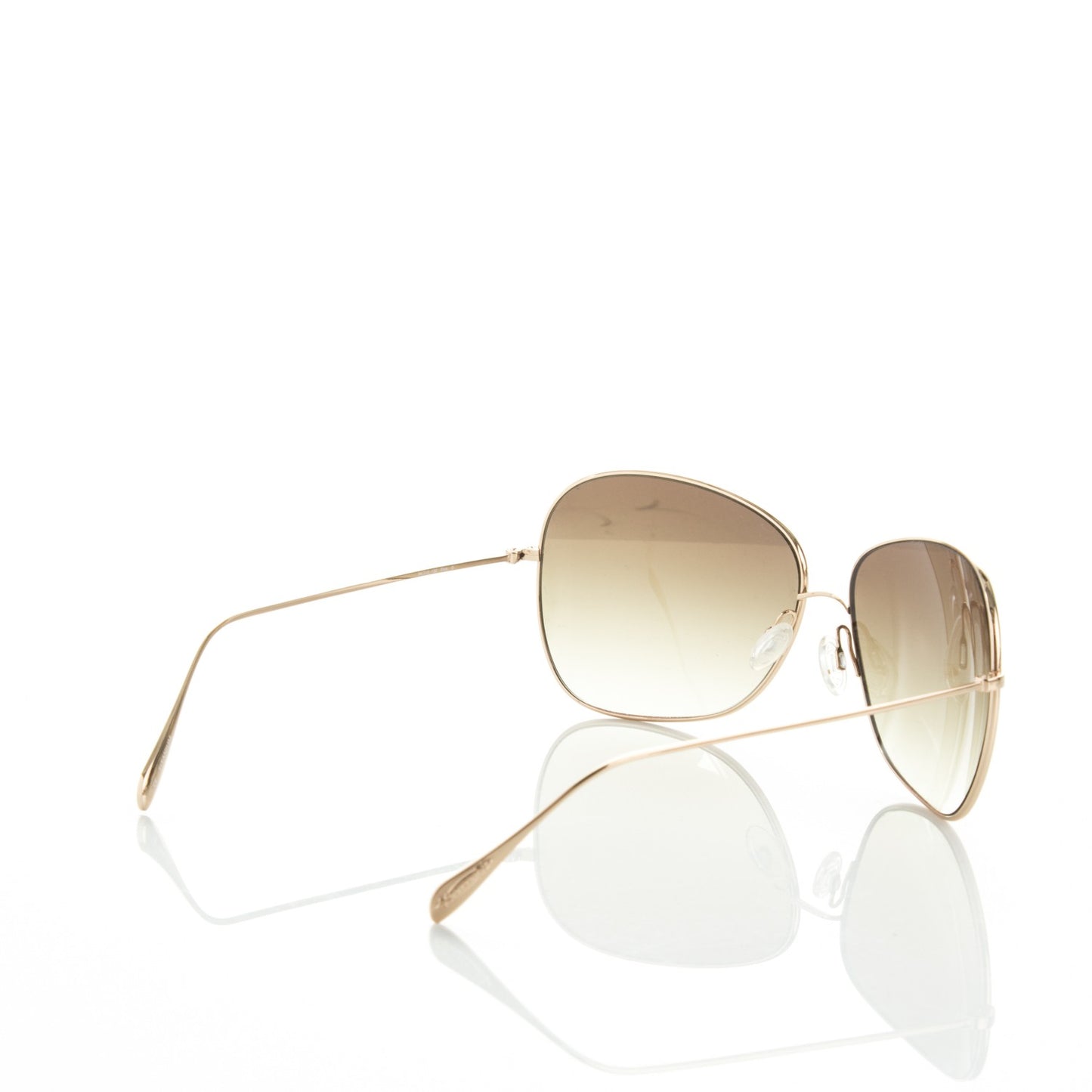 Titanium Elsie Aviator Sunglasses Gold