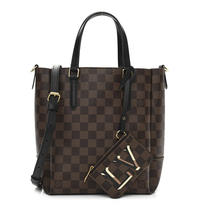 Louis Vuitton Damier Ebene Belmont PM Black 1 of 10