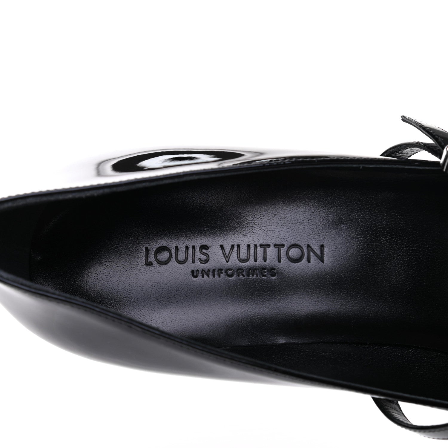Louis Vuitton Patent Uniformes Silhouette 40mm Pumps 37 Black 7 of 8