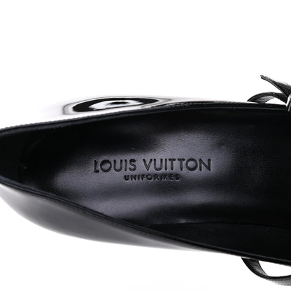 Louis Vuitton Patent Uniformes Silhouette 40mm Pumps 37 Black 7 of 8