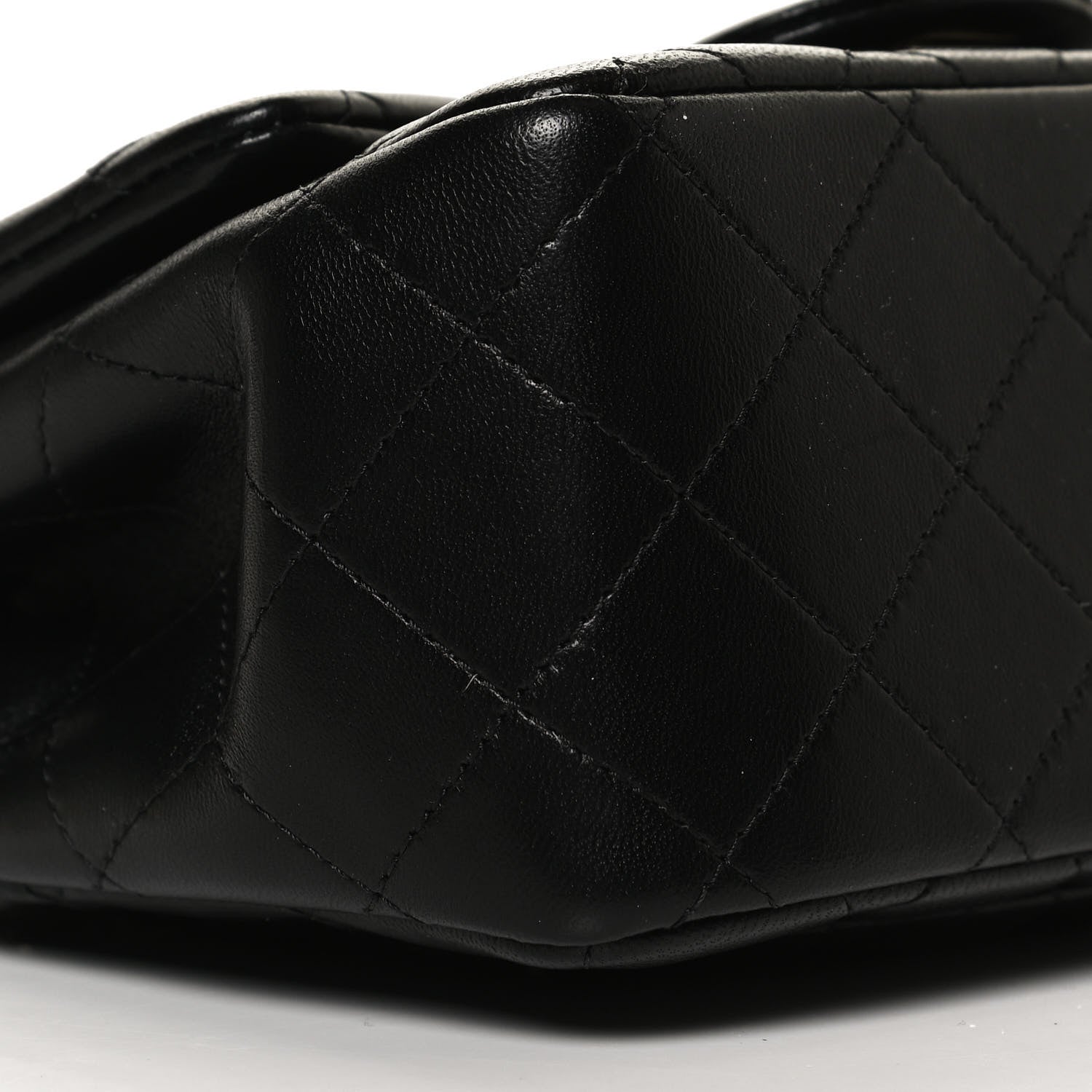 Chanel Lambskin Quilted Mini Square Flap Black 9 of 13