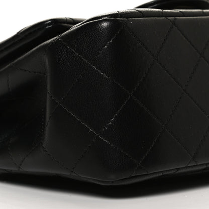 Chanel Lambskin Quilted Mini Square Flap Black 9 of 13