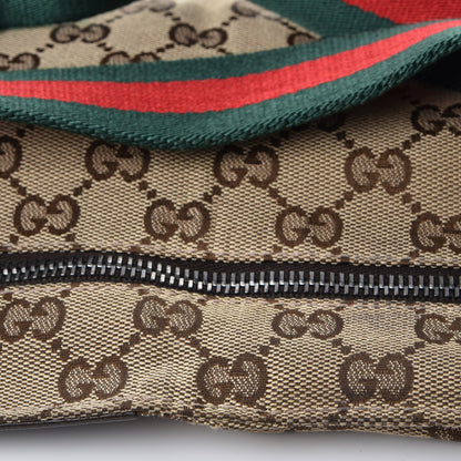 Gucci Monogram Web Belt Bag Dark Brown 8 of 8