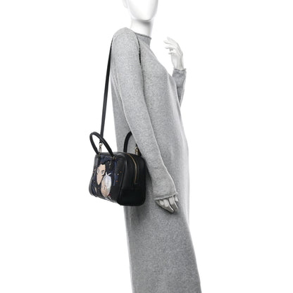 Loewe X HOWLS MOVING CASTLE Calfskin Amazona 28 Black 2 of 10
