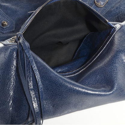 Balenciaga Chevre Besace Messenger Flap Bag Marine 12 of 12