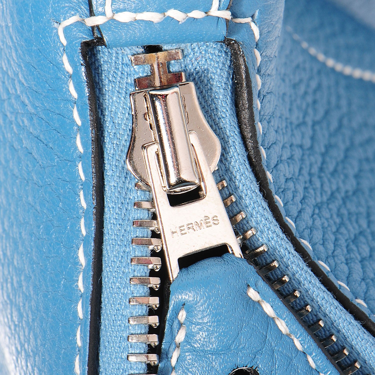 Hermes Taurillon Clemence Bolide 31 Blue Jean 16 of 25