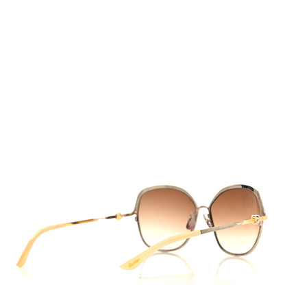 Cartier Metal Trinity Sunglasses 140 Gold Silver 4 of 6