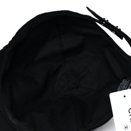 Chanel Cotton CC Cap Hat Black 8 of 10