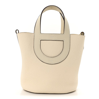 Hermes Taurillon Clemence Swift In-The-Loop 18 Bag Nata 1 of 17