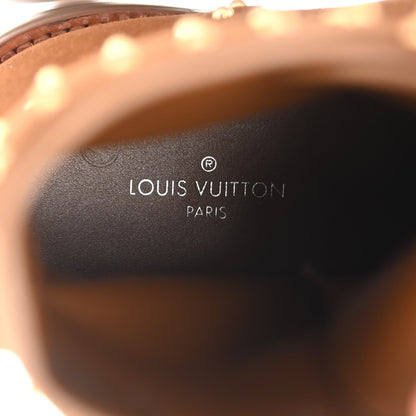 Louis Vuitton Suede Wonderland Ranger Boots 37 Brown 6 of 10