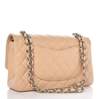Chanel Caviar Quilted Medium Double Flap Beige Clair 3 of 9
