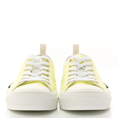 Christian Dior Technical Canvas Oblique Mens B23 Low Top Sneaker 40 Yellow 2 of 9