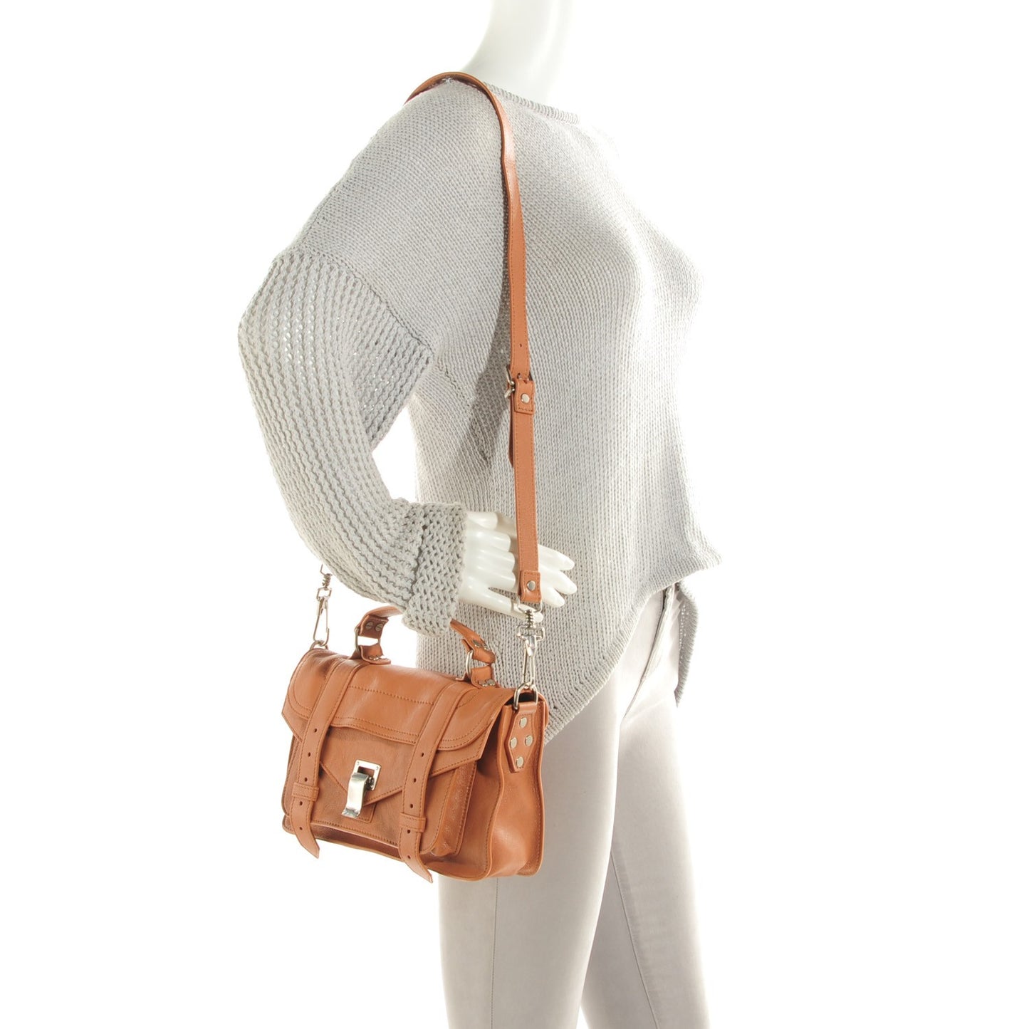 Lambskin Tiny PS1 Lux Satchel Dune