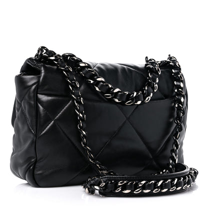 Chanel Lambskin Quilted Medium Chanel 19 Flap So Black 3 of 13