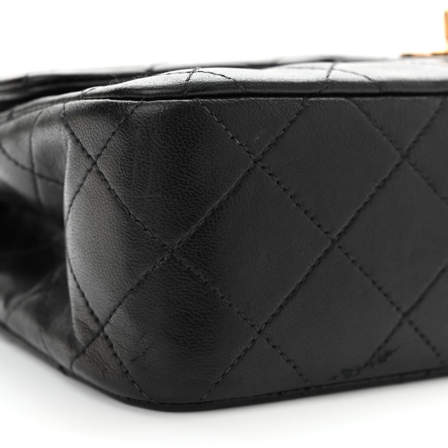 Chanel Lambskin Quilted Small Double Flap Black 11 of 18
