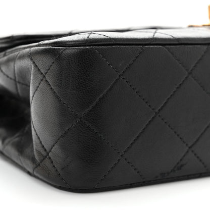 Chanel Lambskin Quilted Small Double Flap Black 11 of 18