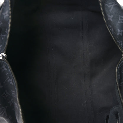 Louis Vuitton Monogram Eclipse Keepall Bandouliere 55 5 of 11