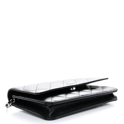 Chanel Caviar Quilted Wallet on Chain WOC Black 4 of 11
