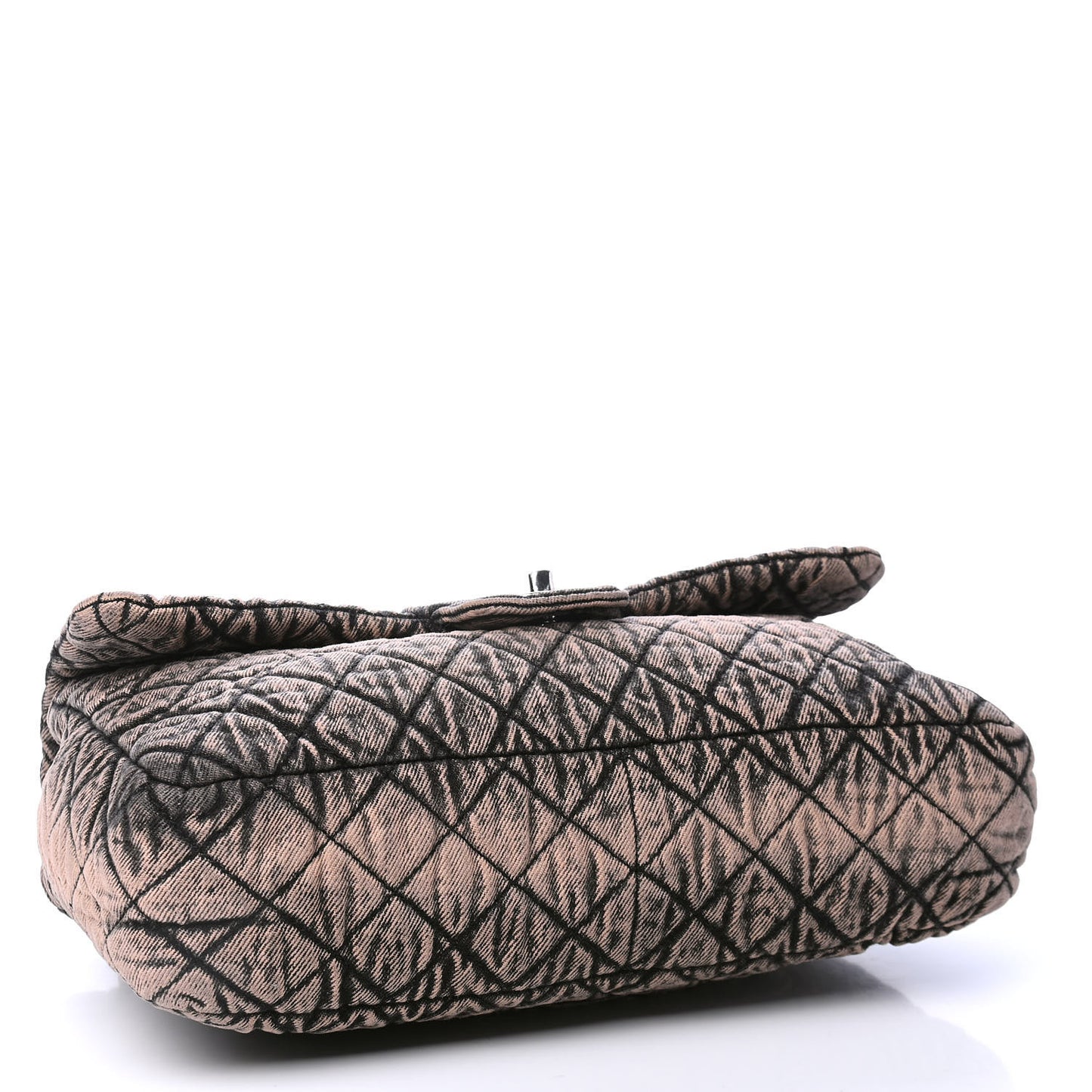 Denim Quilted Denimpression Flap Rose Clair
