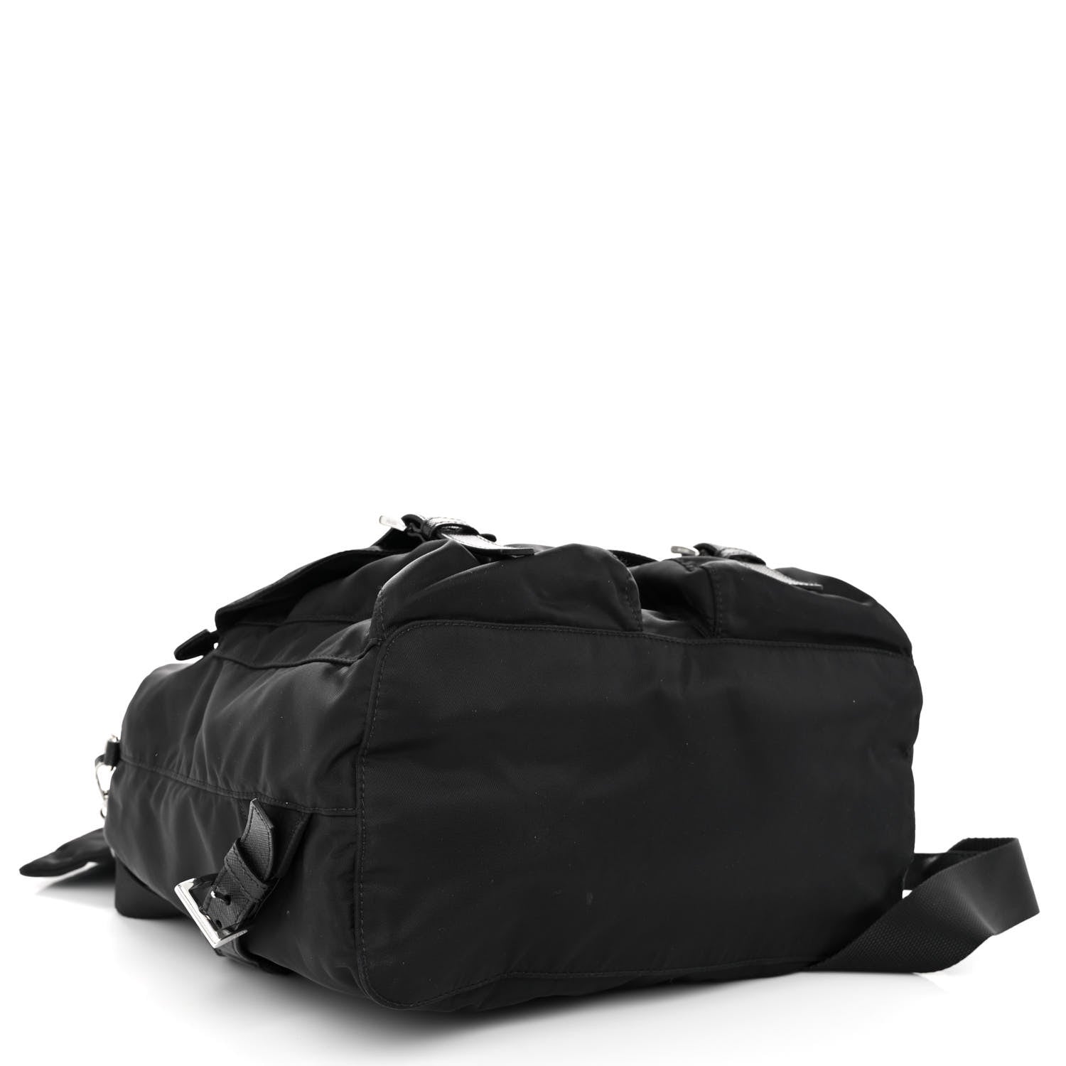 Prada Re-Nylon Saffiano Medium Backpack Black 4 of 9